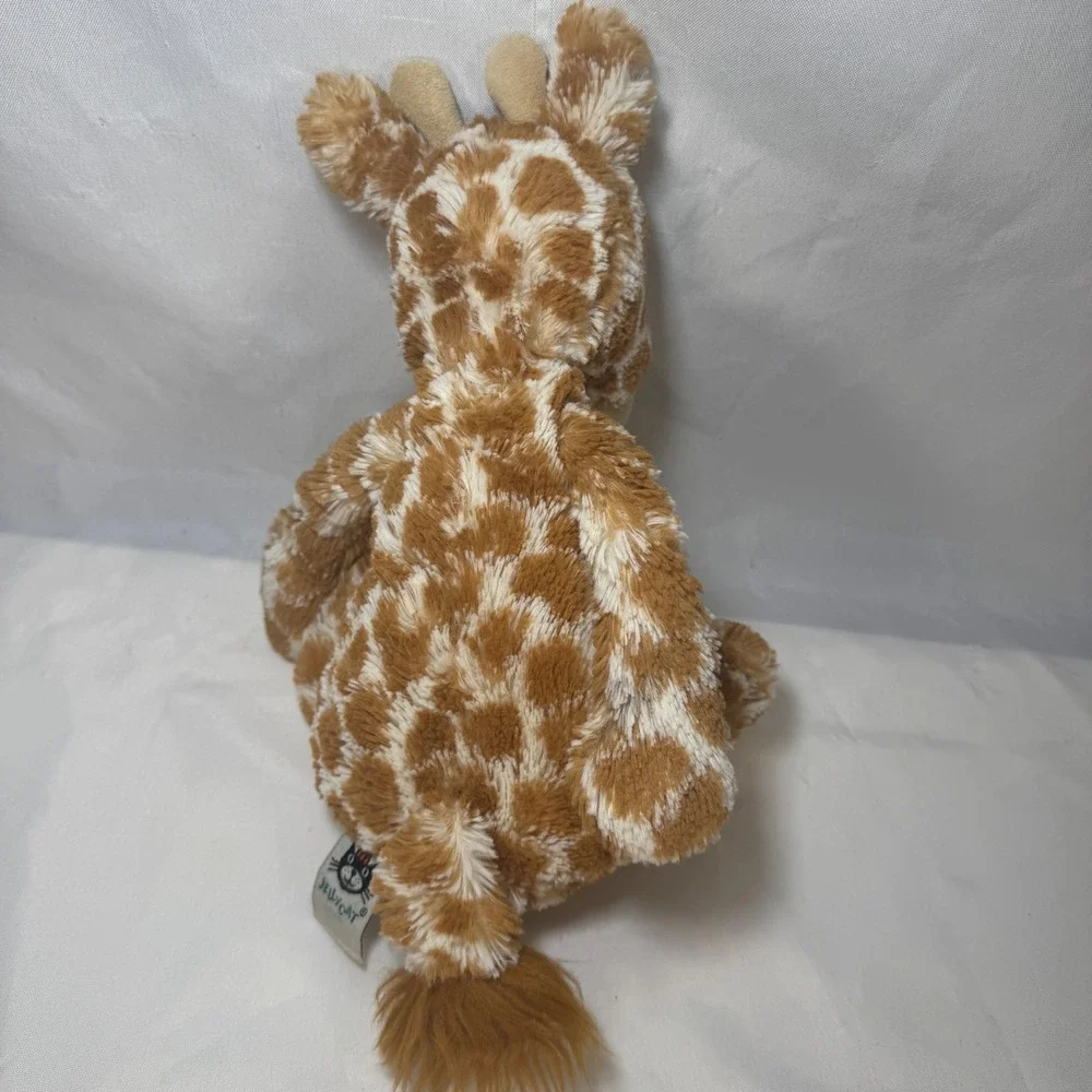 Jellycat London Bashful Giraffe Spotted Plush Stuffed Animal Brown Cream 12 inch